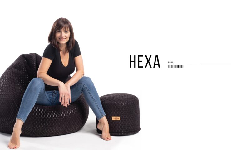 HEXA prémium babzsákfotel bemutató kép