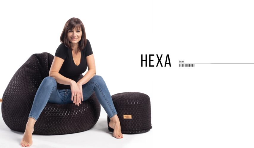 HEXA prémium babzsákfotel bemutató kép